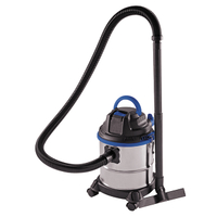 Aspirador eléctrico en seco y húmedo con tanque de acero inoxidable 505-15L