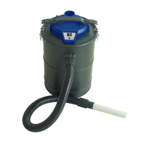 Aspirador de cenizas eléctrico con depósito de hierro/acero inoxidable 601-20L